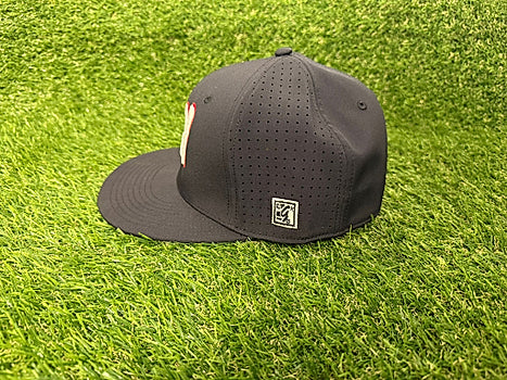 DK Graffiti Hat - Black with Red and White