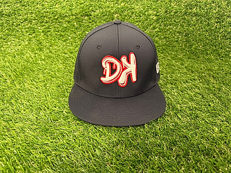 DK Graffiti Hat - Black with Red and White