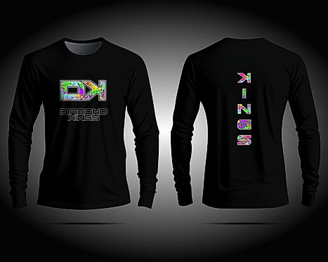 Black DK Long Sleeve Crew Neck