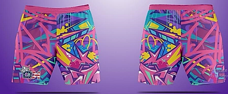 DK Spray Paint Shorts